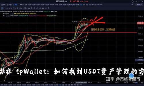 ### tpWallet: 如何找到USDT资产管理的方法